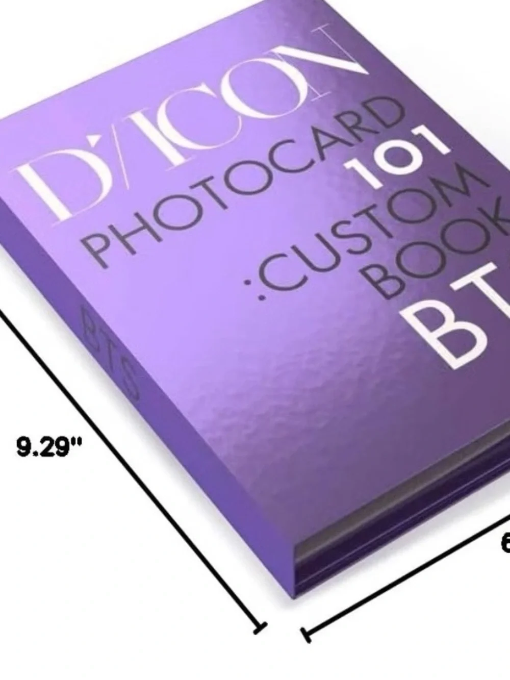 BTS D'ICON Photocard 101 Custom Book BTS